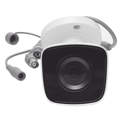 Bala TURBOHD 2 Megapíxeles (1080p) / METALICA / Gran Angular 103° / Lente 2.8 mm / IR EXIR Inteligente 20 mts / Exterior IP66 / TVI-AHD-CVI-CVBS - Imagen 2