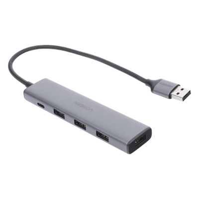 Convertidor USB-A 3.0 a 4 Puertos USB-A 3.0 / 5 Gbps Transferencia / Alimentación por USB-C / Compatibilidad Multiplataforma / Protección Cortocircuito y Sobrecorriente - Imagen 3