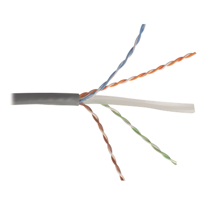 Bobina de Cable UTP Reelex, de 4 Pares, Alto Desempeño Cat6, PVC (CM), Color Gris, 23 AWG, 305 Metros (1000 Pies) - Imagen 3