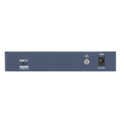 Switch PoE+ / No Administrable / 3 Puertos 10/100 Mbps 802.3 af/at (30 W) + 1 Puerto 10/100 Mbps Hi-PoE (60 W) / 2 Puertos 10/100 Mbps Uplink / Modo Extendido hasta 300 Metros / 60 W - Imagen 5