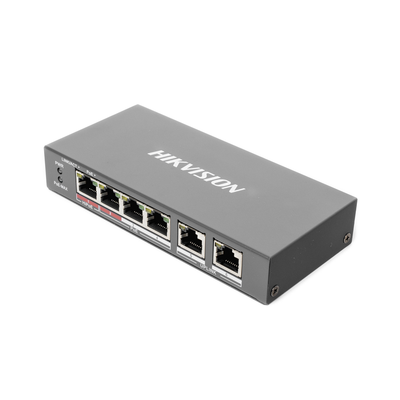 Switch PoE+ / No Administrable / 3 Puertos 10/100 Mbps 802.3 af/at (30 W) + 1 Puerto 10/100 Mbps Hi-PoE (60 W) / 2 Puertos 10/100 Mbps Uplink / Modo Extendido hasta 300 Metros / 60 W - Imagen 4