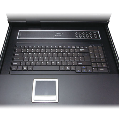 Switch KVM con Monitor de 17"con Teclado y Trackpad para Rack de 1U de Cuatro Postes, 8 Puertos VGA Para Acceder y Controlar Hasta 8 Computadoras Desde una Sola Consola - Imagen 3