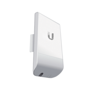 NanoStation airMAX locoM2 CPE, hasta 150 Mbps, frecuencia 2 GHz (2412-2462 MHz) con antena integrada de 8 dBi