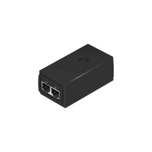 Adaptador PoE Ubiquiti de 24 VDC, 0.5 A con puerto Gigabit, compatible con airGateway