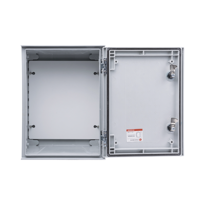 Gabinete de Poliéster IP65 Uso en Intemperie (300 x 400 x 200 mm) con Placa Trasera Interior (Incluye Chapa y Llave). - Imagen 4