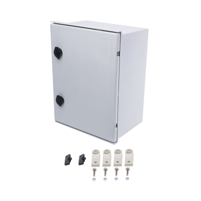 Gabinete de Poliéster IP65 Uso en Intemperie (300 x 400 x 200 mm) con Placa Trasera Interior (Incluye Chapa y Llave). - Imagen 9