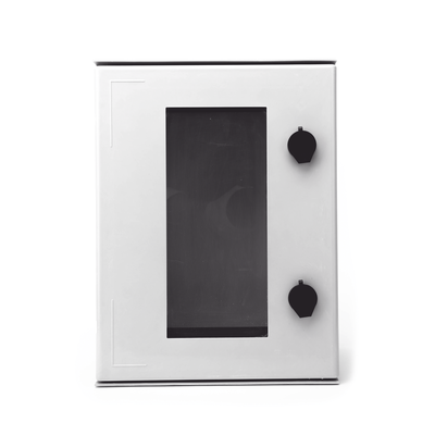 Gabinete de Poliéster IP65 Puerta Transparente, Uso en Intemperie (300 x 400 x 200 mm) con Placa Trasera Interior (Incluye Chapa y Llave). - Imagen 2