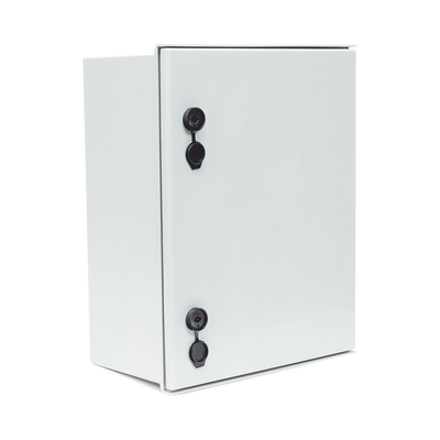 Gabinete de Poliéster IP65 Uso en Intemperie (400 x 500 x 200 mm) con Placa Trasera Interior (Incluye Chapa y Llave). - Imagen 3