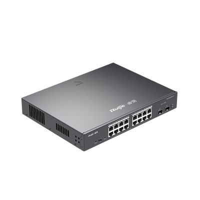 Switch Administrable PoE con 16 puertos Gigabit PoE 802.3af/at + 2 SFP para fibra 1Gb, gestión gratuita desde la nube, 240w - Imagen 4
