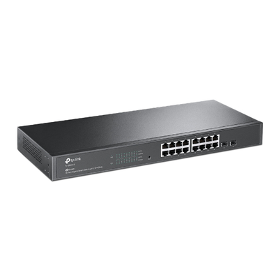 Switch JetStream SDN Administrable 16 puertos 10/100/1000 Mbps + 2 puertos SFP, administración centralizada OMADA SDN - Imagen 2