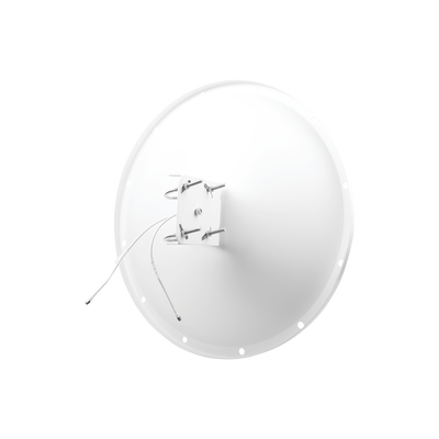 Antena Direccional en Frecuencia Extendida / 4.8 - 6.5 GHz / 28 dBi / Conector con jumper SMA-Macho Inverso incluido/ Polaridad en 90º y 45º / Montaje incluido para torre o mástil - Imagen 3