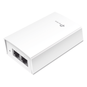 Inyector PoE Pasivo de 48V (24 Watts) / 2 puerto 10/100/1000 Mbps / Plug and Play / Montaje en Pared