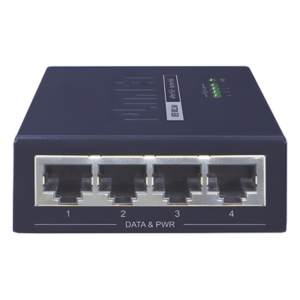 Inyector High PoE, de 4 Puertos Gigabit de Entrada, 4 Puertos PoE 802.3af/at Gigabit de Salida Para Cada Puerto, Hasta 30 W por interfaz