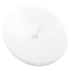 Antena Direccional con Frecuencia Extendida / 4.8 - 6.5 GHz / 28 dBi / Jumper incluido con conector SMA-Macho Inverso / Polaridad en 90º y 45º / Montaje incluido para torre o mástil