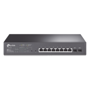 Switch PoE JetStream SDN Administrable 8 puertos 10/100/1000 Mbps + 2 puertos SFP, 8 puertos PoE, 150W, administración centralizada OMADA SDN