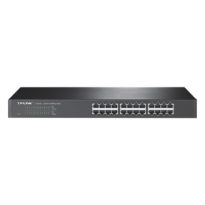 Switch no administrable de 24 puertos 10/100 Mbps para montaje en rack