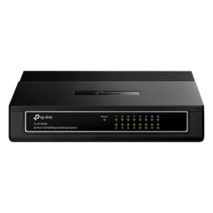 Switch no administrable de 16 puertos 10/100 Mbps para escritorio