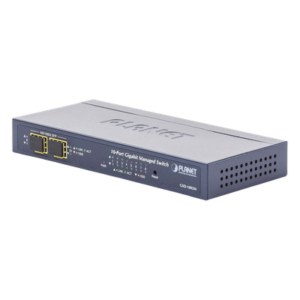 Switch Administrable de Escritorio de 8 Puertos Gigabit/ 2 Puertos SFP / 20 Gbps Switching / PoE In 802.3af/at / Dual Power DC + PoE / VLAN Q-in-Q / IPv6/IPv4/ Administración Remota con CloudNMS