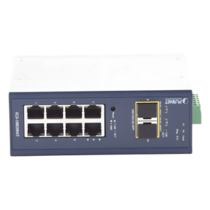 Switch Industrial Administrable Capa 2, 8 Puertos 10/100/1000T, 2 Puertos SFP 1G / 2.5 G BASE X