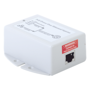 Inyector POE para Aplicación Solar, Entrada 9-36 Vcc, Salida Pasivo en 24 Vcc 10/100/1000 Mbps, Hasta 19 Watts