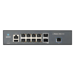 Switch inteligente cnMatrix EX2010 capa 3 de 13 puertos (8 Ethernet Gigabit, 2 SFP, 1 consola, 1 MNGMT, 1 USB) administración desde la Nube