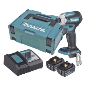 Atornillador de Impacto 18 Vcc, 3,800 RPM, 180N.m. Incluye: estuche MAKPAC, Cargador y 2 Bat. 5Ah