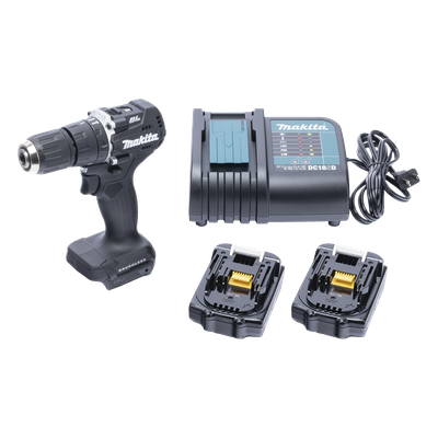 Rotomartillo/Taladro Inalámbrico SIN CARBONES, Broquero de 1/2", 1,700 RPM, 18V⎓, Torque: 40 N.m C/2 Bat. (1.5Ah) y Cargador.
