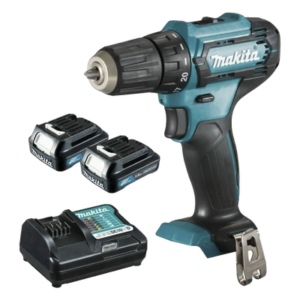 Atornillador broquero cambio rápido 3/8&rdquo;. 2 baterías 12v de 1.5 amperes y cargador.