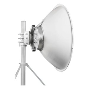 Antena parabólica 4 ft para radio B11 y AF11, ganancia de 40.5 ± 1 dBi, conector guía de onda, Alto aislamiento al ruido en enlaces vecinos, 10-12 GHz, Montaje de acero inoxidable incluido