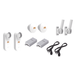 Kit de 2 radios C5X con 2 antenas de (16 dBi), rango de frecuencia extendida (4.9 a 6.4 GHz), incluye inyector POE, cable de alimentación y 2 FLEXIMOUNT-XL para alineación, distancia de hasta 6 km