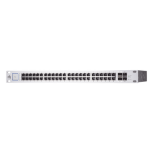 UniFi Switch PoE+/ Pasivo 24V, Administrable de 48 puertos 10/100/1000 Mbps, 2 puertos SFP Gigabit , 2 puertos SFP+ 10 G, 500W
