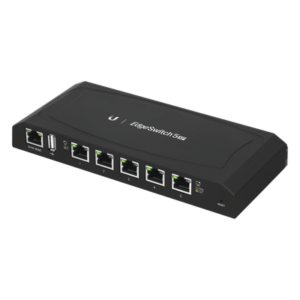 EdgeSwitch 5XP Administrable de 5 Puertos Gigabit PoE de 24 V Pasivo, con funciones avanzadas de Capa 2