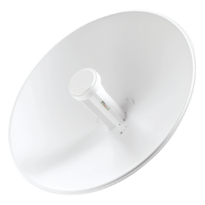 PowerBeam airMAX M2, hasta 150 Mbps, frecuencia 2 GHz (2405 - 2475 MHz) con antena tipo plato de 18 dBi