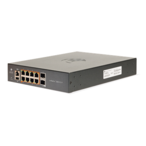 Switch PoE cnMatrix Ex1010-P / 8 Puertos Gigabit PoE 802.3af/at + 2 SFP / Capa 2
