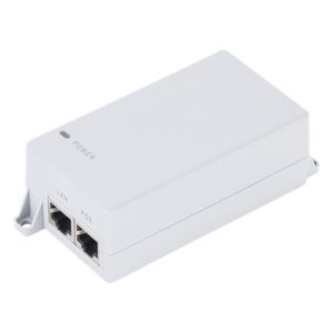 Inyector PoE Pasivo Gigabit de pared para C5x, C5c, de Mimosa, Voltaje de salida 24Vcc.