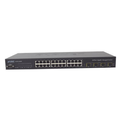 Switch Administrable L2+ 24 puertos 10/100/1000 Mbps, 4 Puertos Combo SFP - Imagen 2