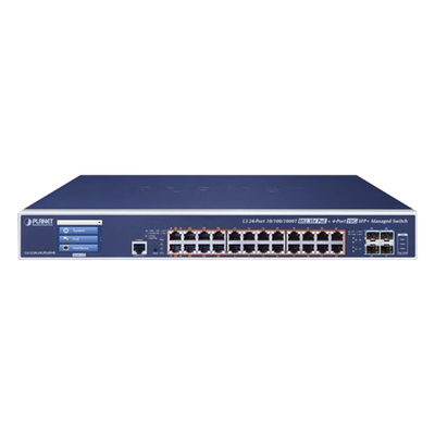 Switch Administrable Capa 3, 24 Puertos Gigabit 802.3bt, Hasta 600 W, 4 Puertos 10 G SFP+, Con Pantalla Táctil para Configuración Básica - Imagen 2