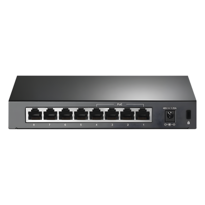Switch PoE+ No Administrable / De Escritorio 8 puertos 10/100 Mbps / 4 puertos PoE af/at Inteligente / Presupuesto 66 W / Hasta 250 metros - Imagen 2