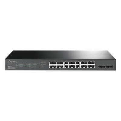 Switch PoE JetStream SDN Administrable 24 puertos 10/100/1000 Mbps + 4 puertos SFP, 24 puertos PoE, 250W, administración centralizada OMADA SDN - Imagen 3
