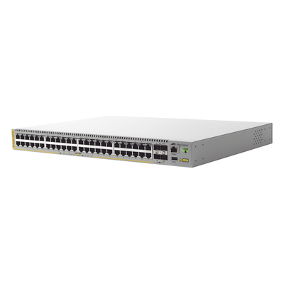 Switch PoE+ Stackeable Capa 3, 48 puertos 10/100/1000 Mbps + 4 puertos SFP+ 10 G, hasta 740 W, fuente redundante - Imagen 4