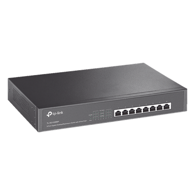 Switch Gigabit PoE+ no administrable de 8 puertos 10/100/1000 Mbps, para escritorio - Imagen 2