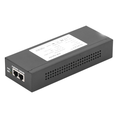 Inyector Super Hi-PoE / 56 Vcc / 30 Watts / Para Domos HIKVISION PTZ / IP (-AE / DE) / Soporta 802.3 af /at / Para Aplicaciones de CCTV - Imagen 2