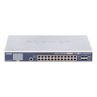 Switch Administrable Capa 3, 24 Puertos Gigabit 802.3bt, Hasta 600 W, 4 Puertos 10 G SFP+, Con Pantalla Táctil para Configuración Básica - Imagen 3