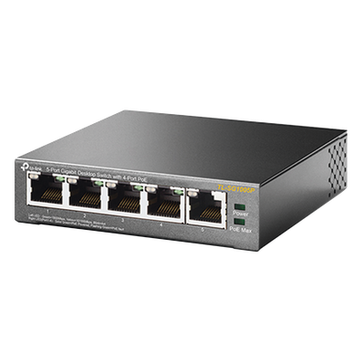 Switch Escritorio No Administrable de 5 puertos 10/100/1000 Mbps / Con 4 puertos PoE 802.3af/at de hasta 65 W / PoE Extendido hasta 250 metros - Imagen 3