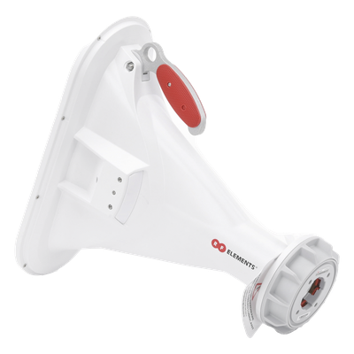 Antena asimétrica de 90° (90°H 25°V) 16 dBi tipo cuerno 5180-6000 MHz altamente eficiente, sin cables, sin perdidas, sin lóbulos listas para TwistPort - Imagen 3