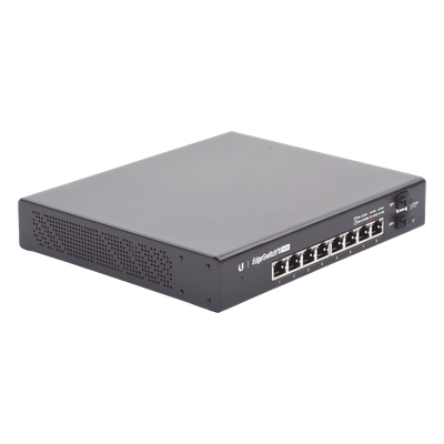 Switch EdgeMAX Administrable de 8 Puertos Gigabit con PoE+/PoE Pasivo 24V + 2 Puertos SFP, 150 W - Imagen 3