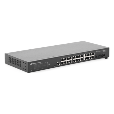 Switch L2+ Omada PoE+ / 24 Puertos PoE+ 10/100/1000 Mbps / 4 Puertos SFP+ 10G / 2 Puertos Consola (RJ45 y microUSB) / Administración Centralizada Omada o Stand-Alone / Multicast IGMP / Presupuesto PoE 384W / Montaje en Rack / (SG3428XMP) - Imagen 4