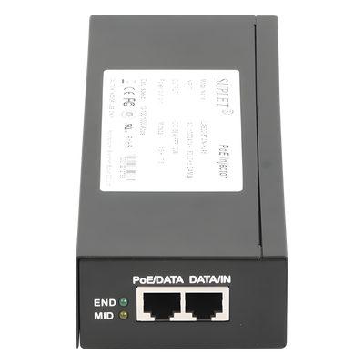 Inyector Super Hi-PoE / 56 Vcc / 30 Watts / Para Domos HIKVISION PTZ / IP (-AE / DE) / Soporta 802.3 af /at / Para Aplicaciones de CCTV - Imagen 5
