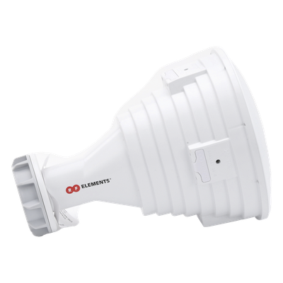 Antena asimétrica de 30° (30°H 20°V) 20.5 dBi tipo cuerno 5180-6000 MHz altamente eficiente, sin cables, sin perdidas, sin lóbulos listas para TwistPort - Imagen 4