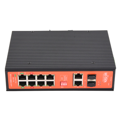 Switch PoE Industrial No administrable / Puertos 1-2 PoE 802.3 af/at y PoE 24 Vcc Pasivo 30W / Puertos 3-4 PoE 802.3 af/at/bt Hasta 60W / Puertos 5-8 PoE 802.3 af/at Hasta 30W / Los 8 puertos son Gigabit + 2 SFP combo / Presupuesto 300W - Imagen 6